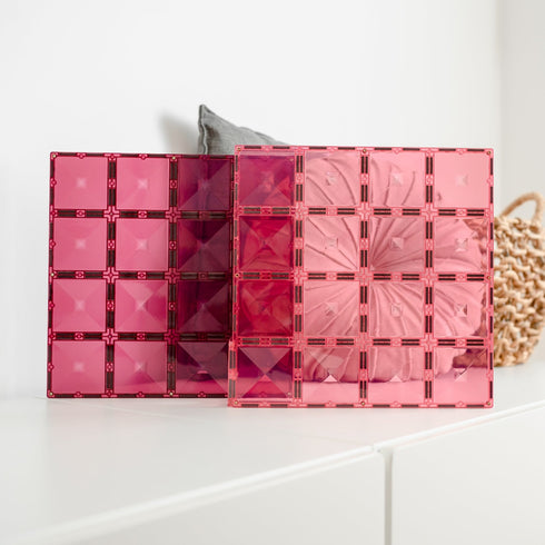CONNETIX - 2 Piece Pink & Berry Base Plate Pack